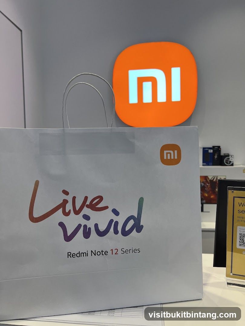 Xiaomi Shopping Bag and Signage