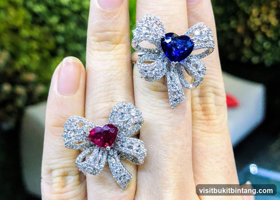 Diamond Bow Rings