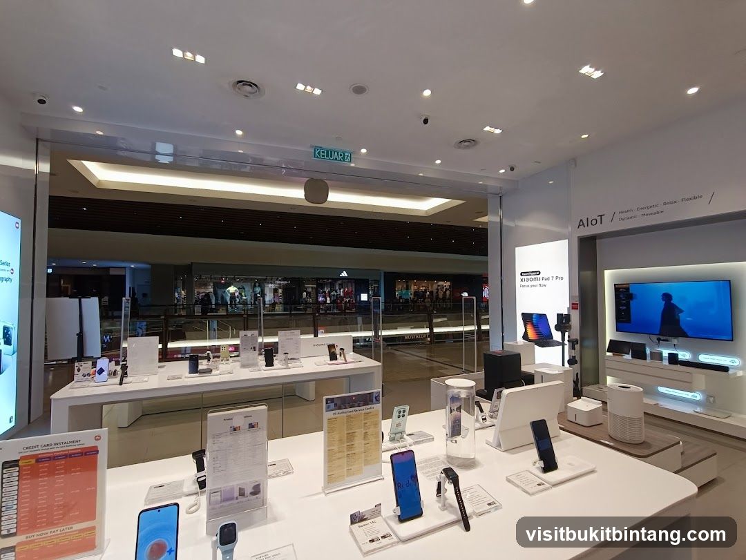 Electronics Store Interior
