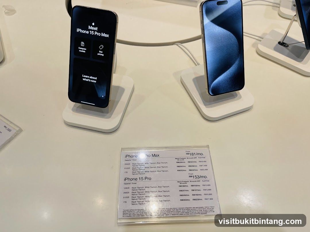 iPhone 15 Pro Max and iPhone 15 Pro Display