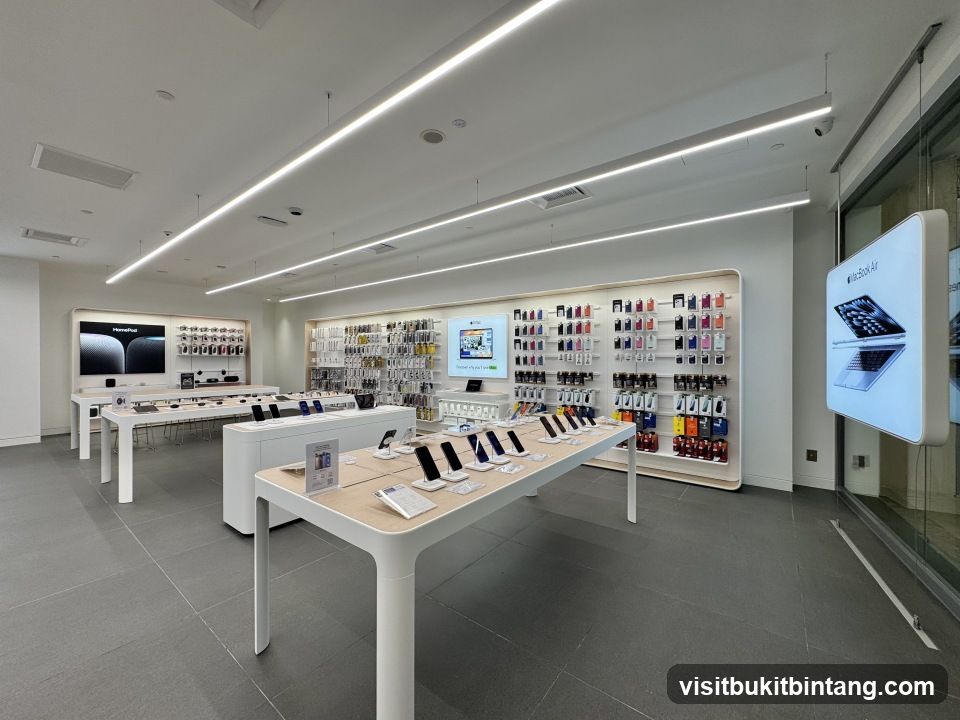 Electronics Store Interior