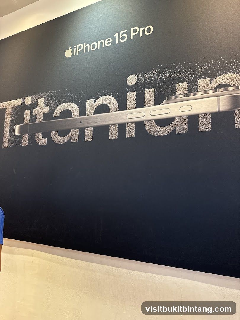 iPhone 15 Pro Titanium Advertisement