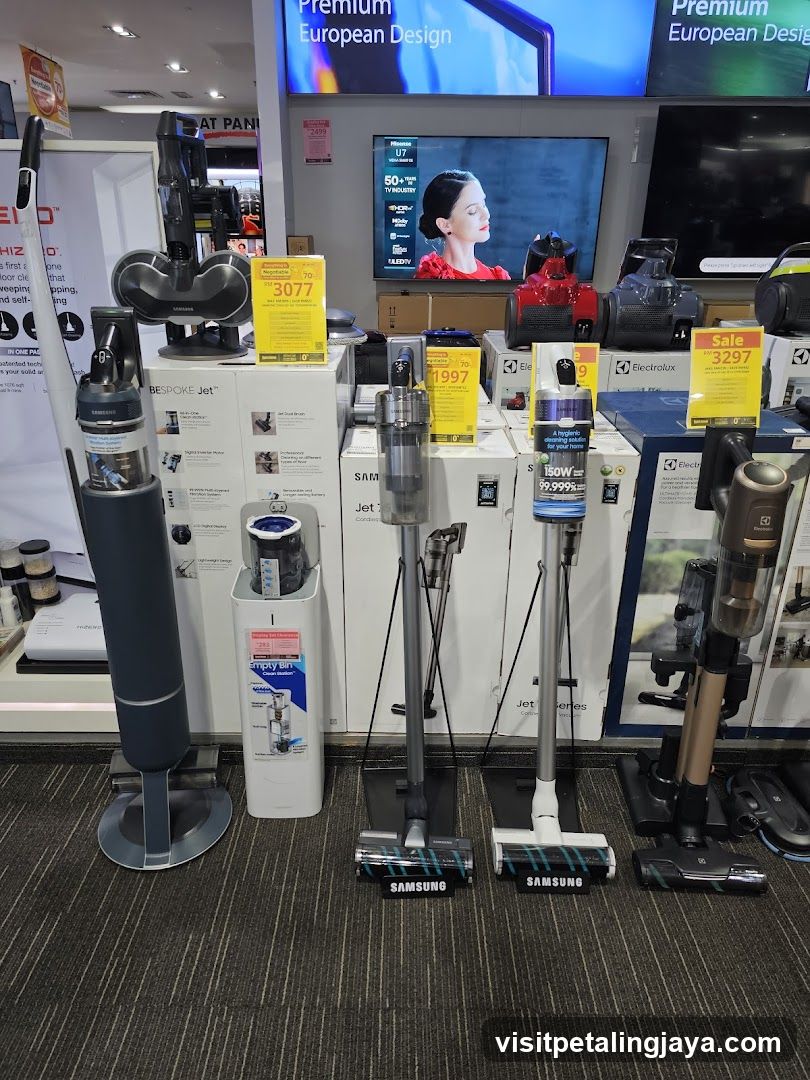 Appliance Store Interior Display