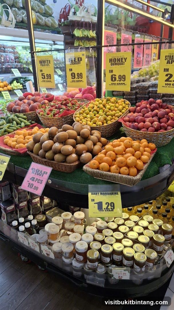 Fruit and Grocery Display