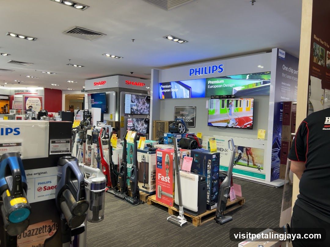 Electronics Store Interior Display