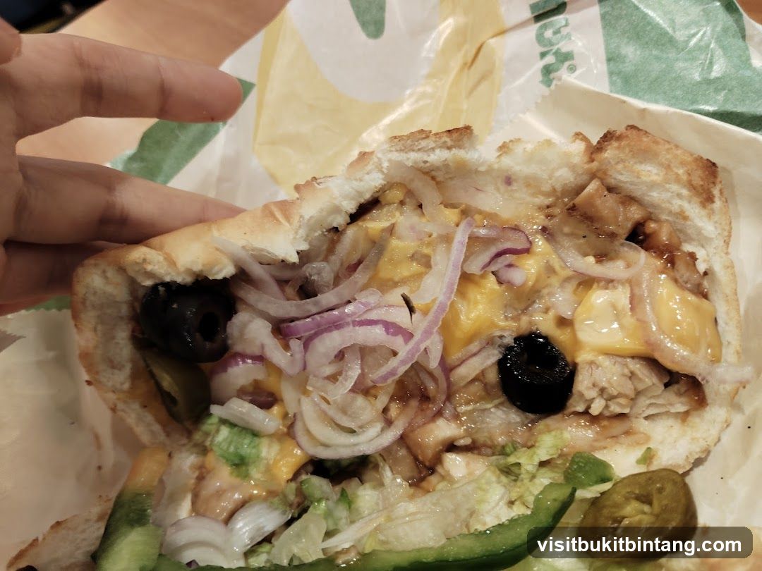 Sub Sandwich with Toppings