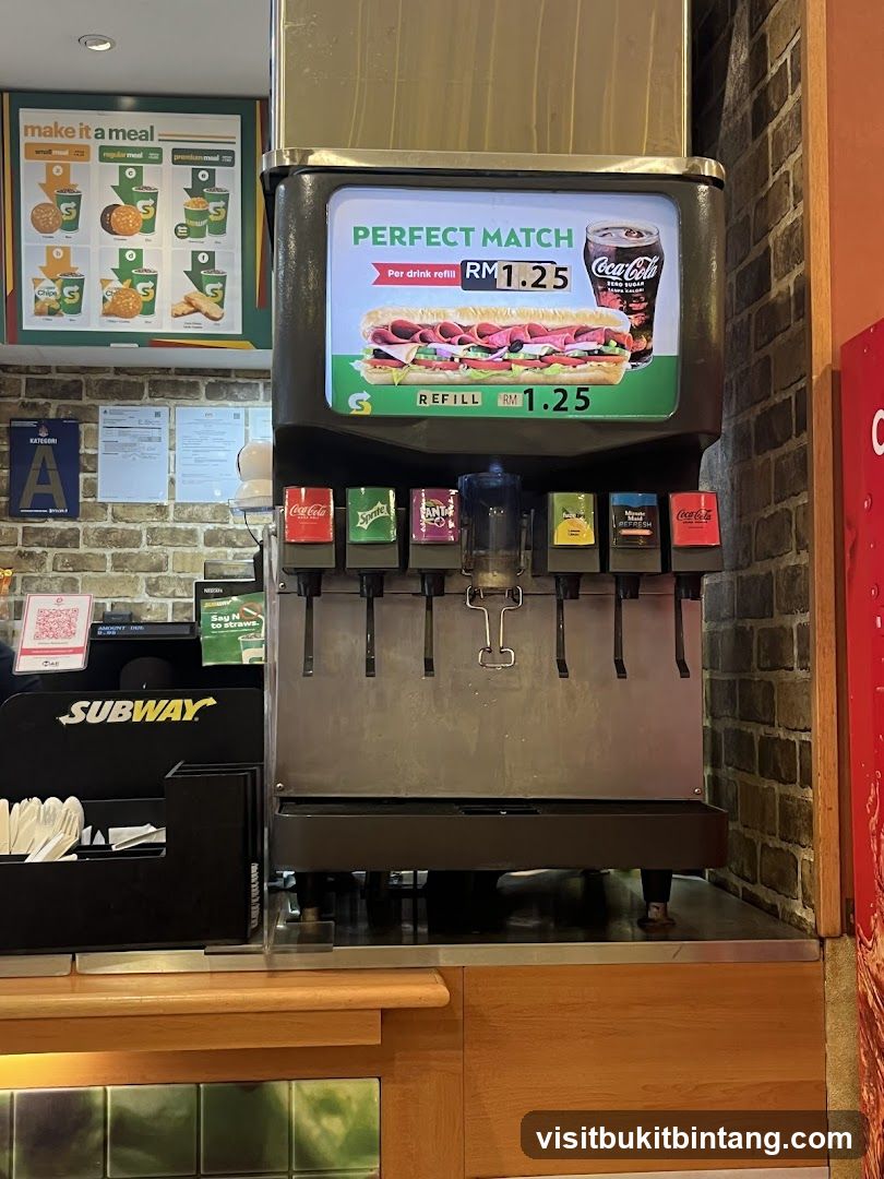 Subway Drink Station