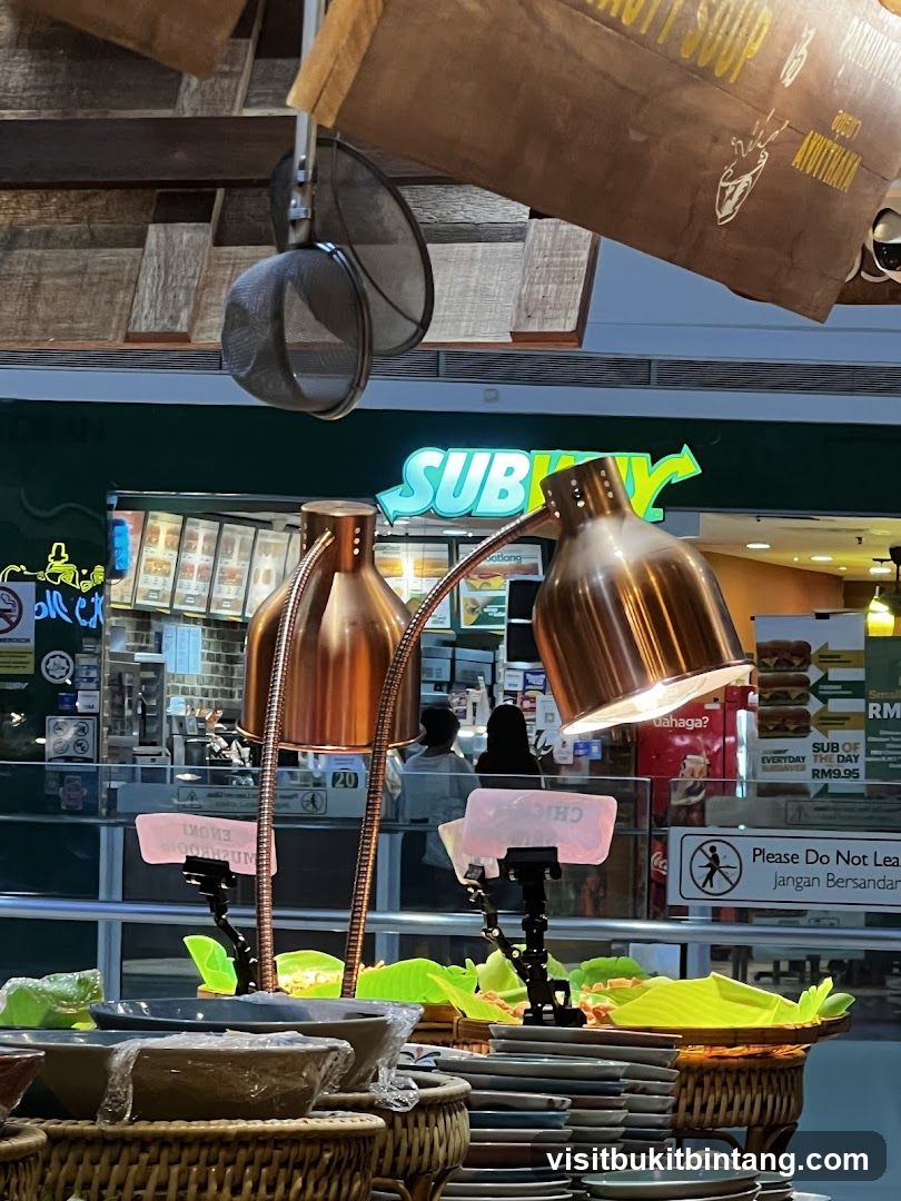 Subway Food Display