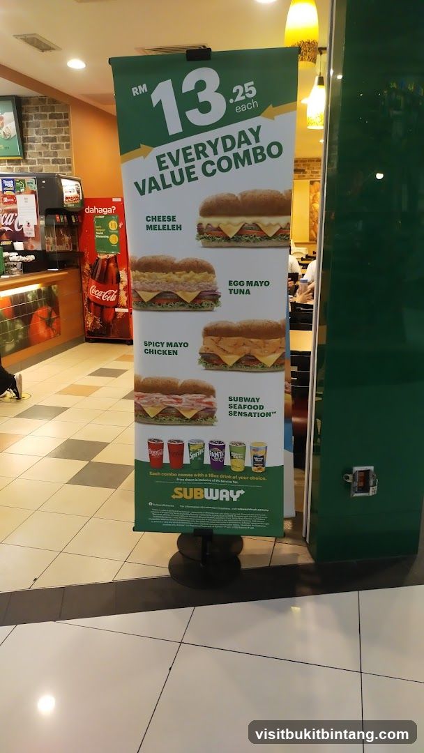 Subway Everyday Value Combo Banner
