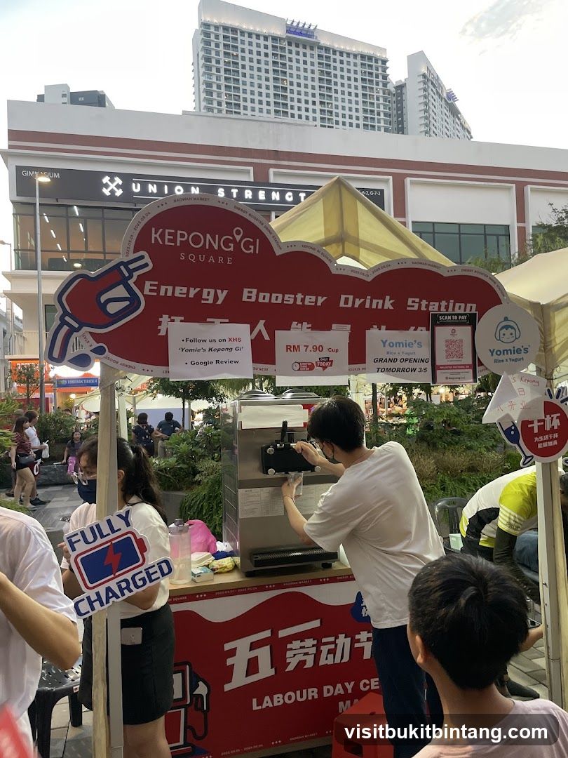 Energy Booster Drink Station