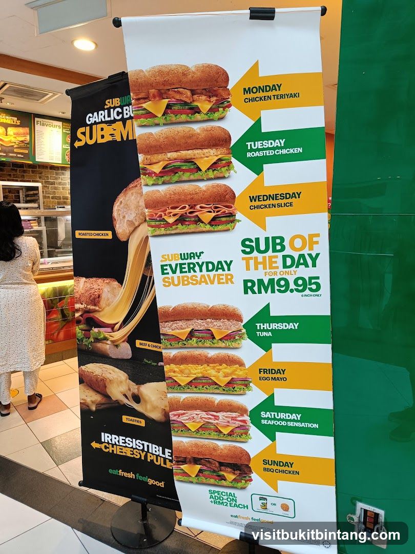 Subway Sub of the Day Promotion