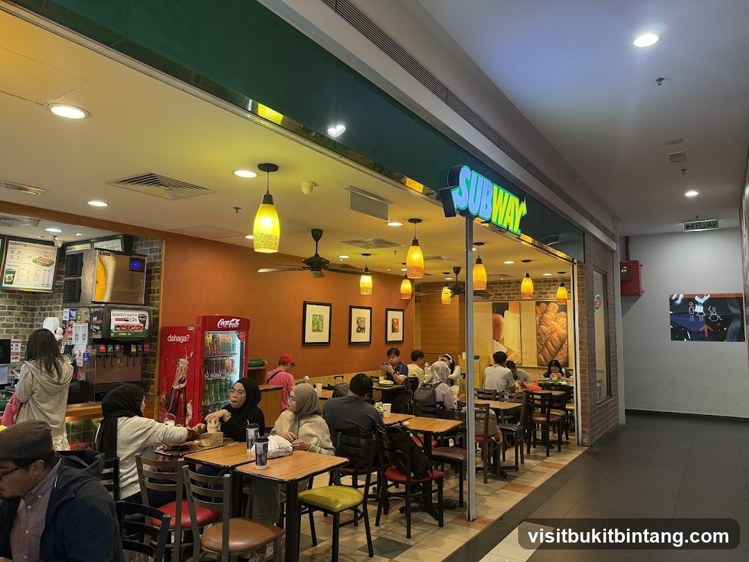 Subway Restaurant Interior