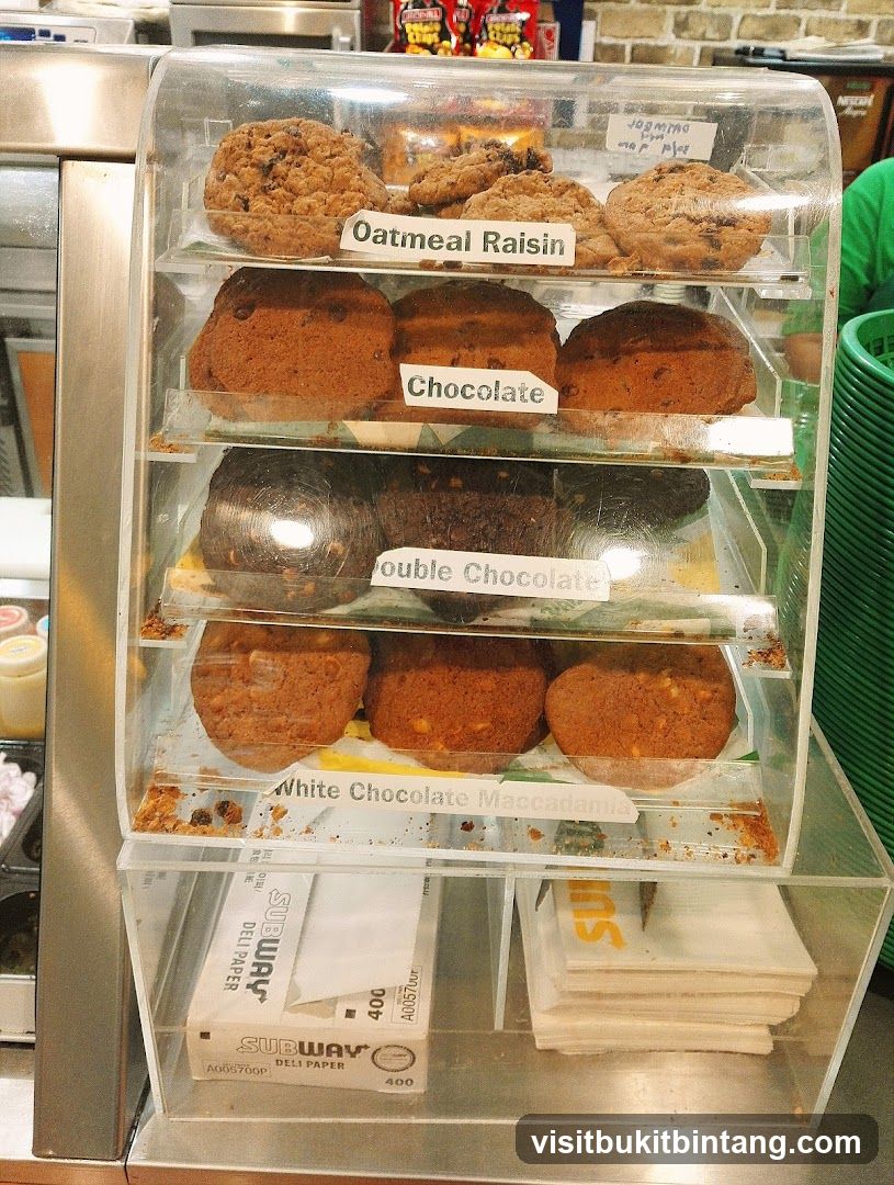 Subway Cookies Display
