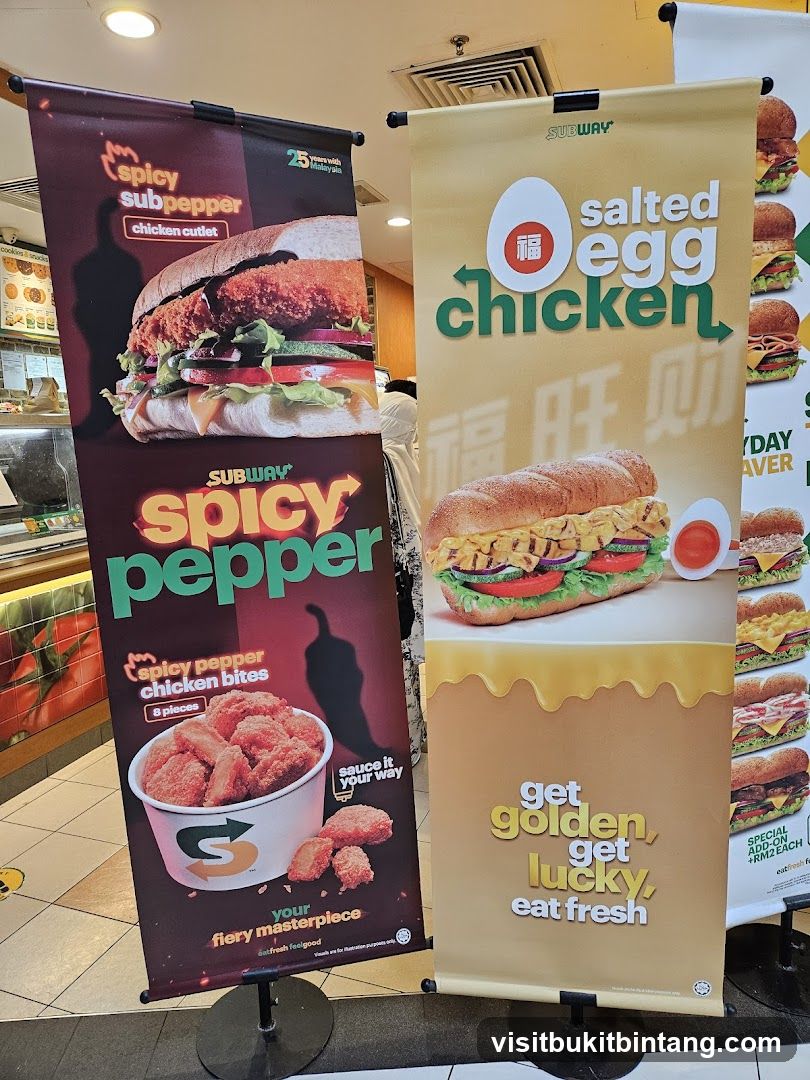 Subway Promotional Banners