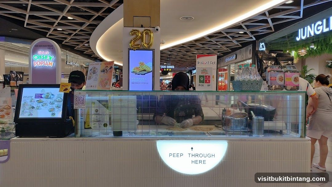 Food stall in a mall