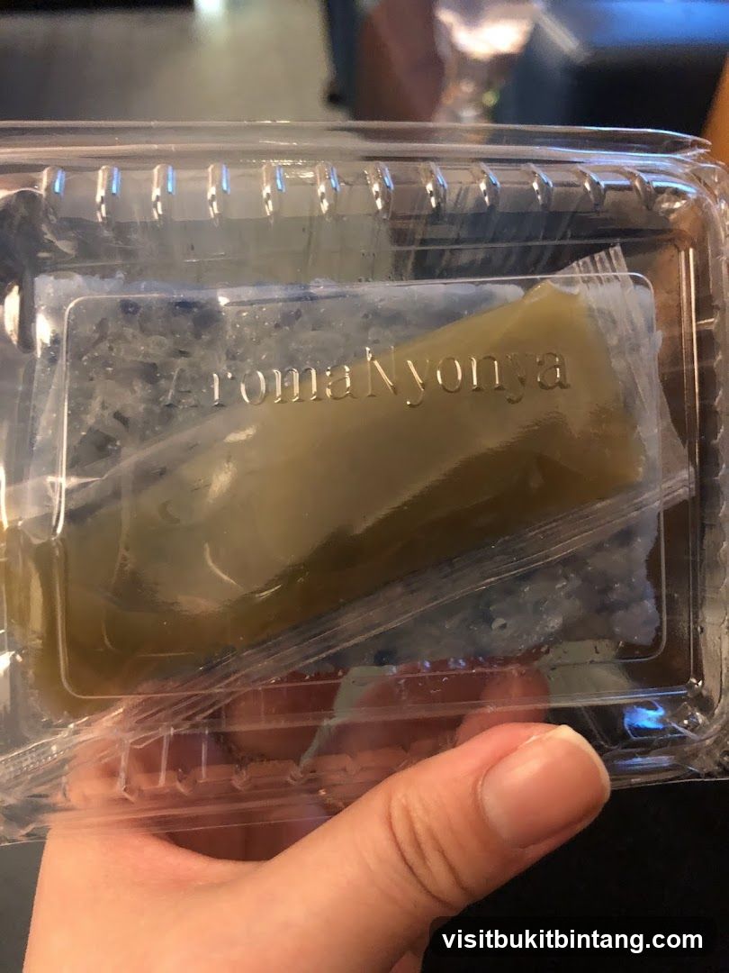 Dessert in a plastic container