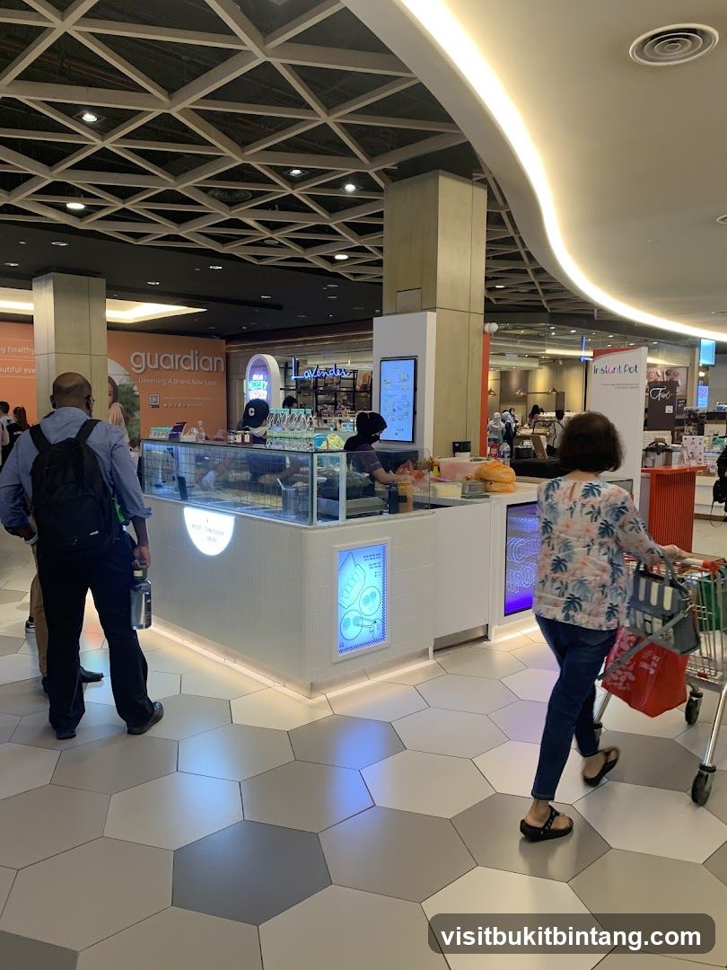 Food stall in a mall
