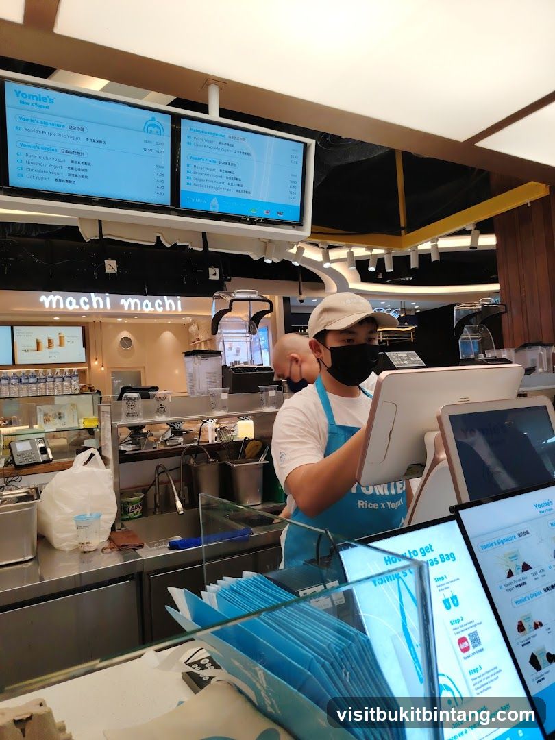 Yomie's Yogurt Shop Counter