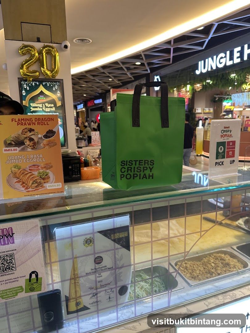 Sisters Crispy Popiah Display