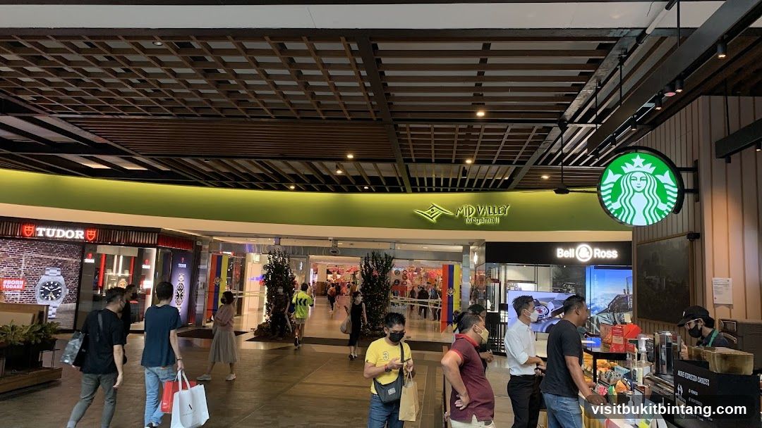 Starbucks and Mid Valley Megamall Entrance