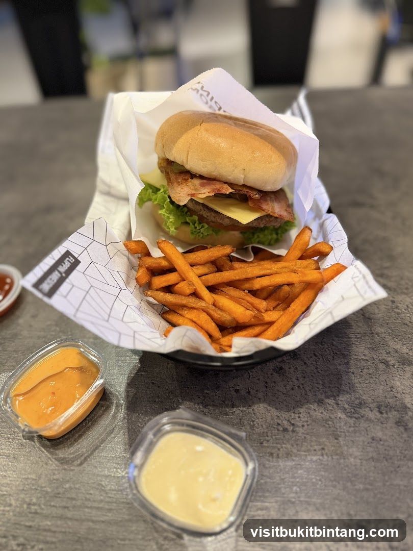 Burger and Fries