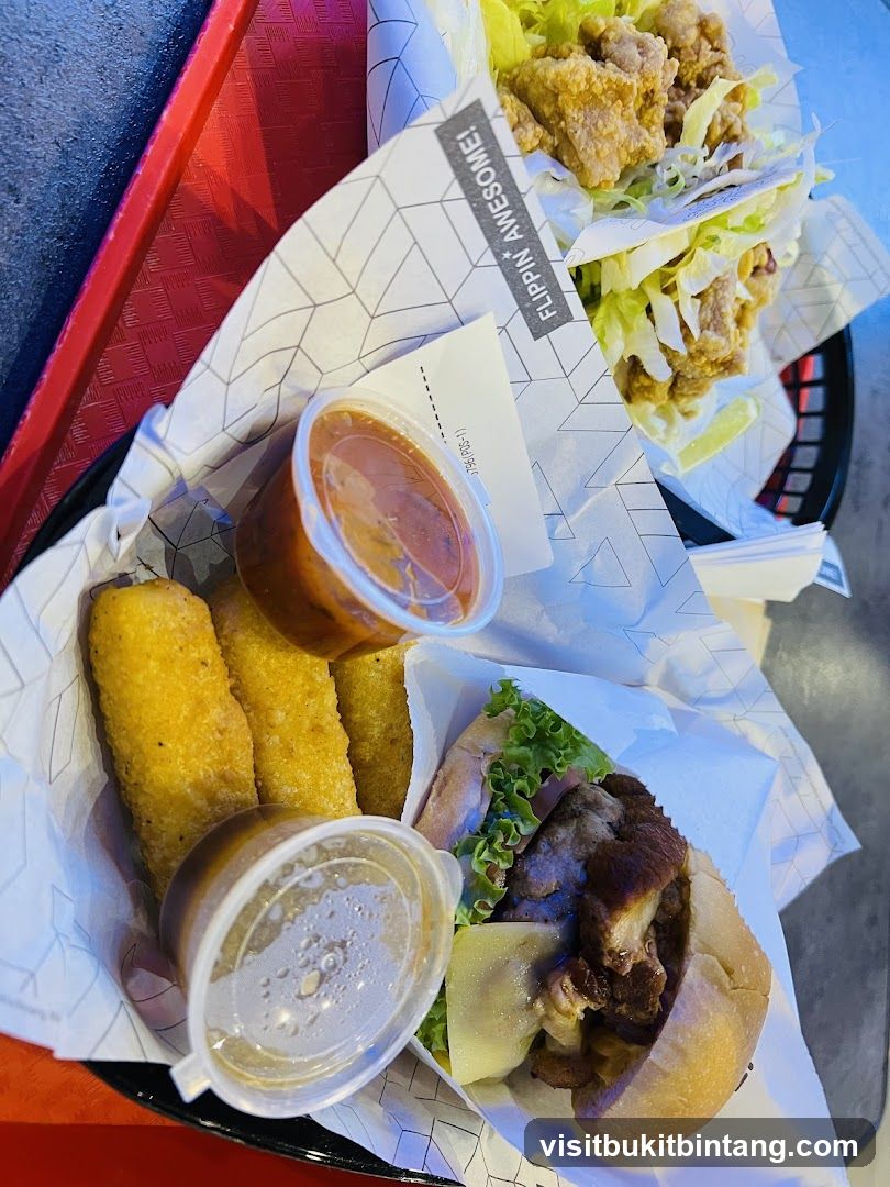 Fried Food and Sandwich