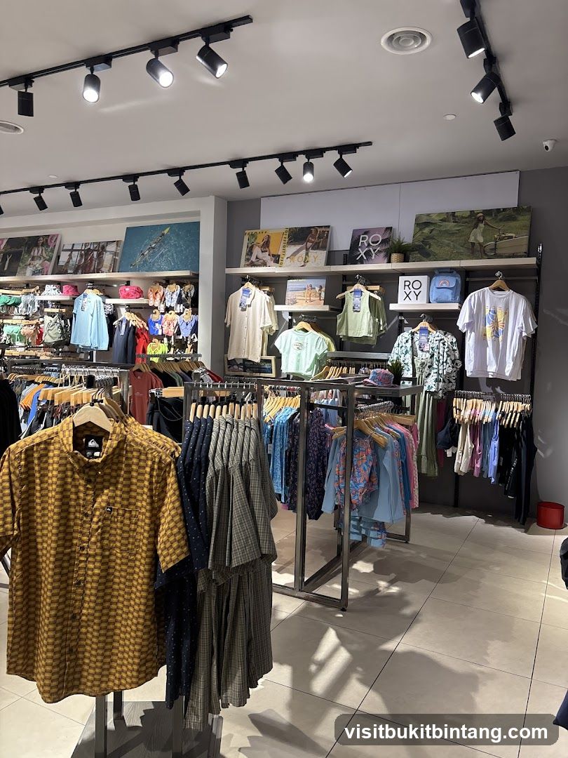 Clothing store interior
