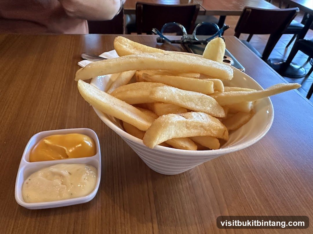 French Fries with Dipping Sauces