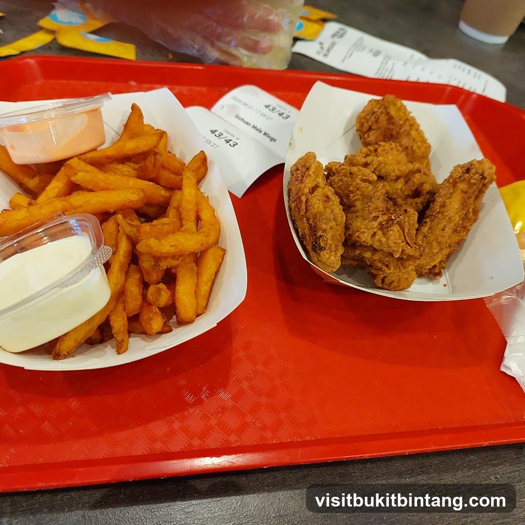 Fried Chicken and Fries