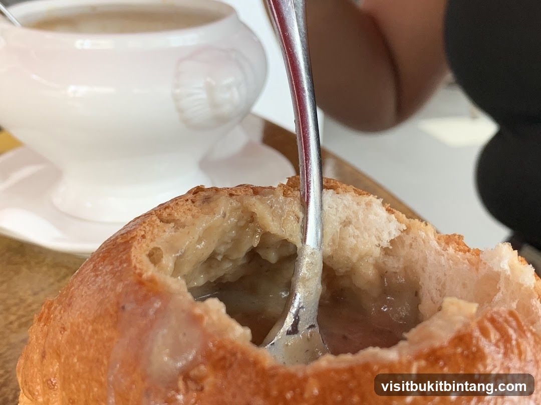 Soup in Bread Bowl