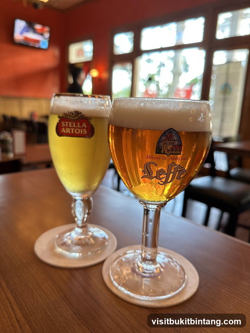 Two Beers on a Table