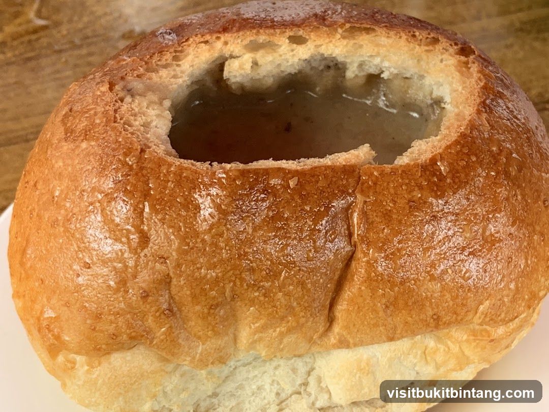 Soup in a Bread Bowl