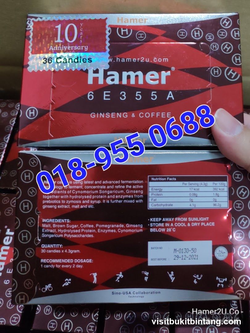 Hamer Ginseng & Coffee Candies