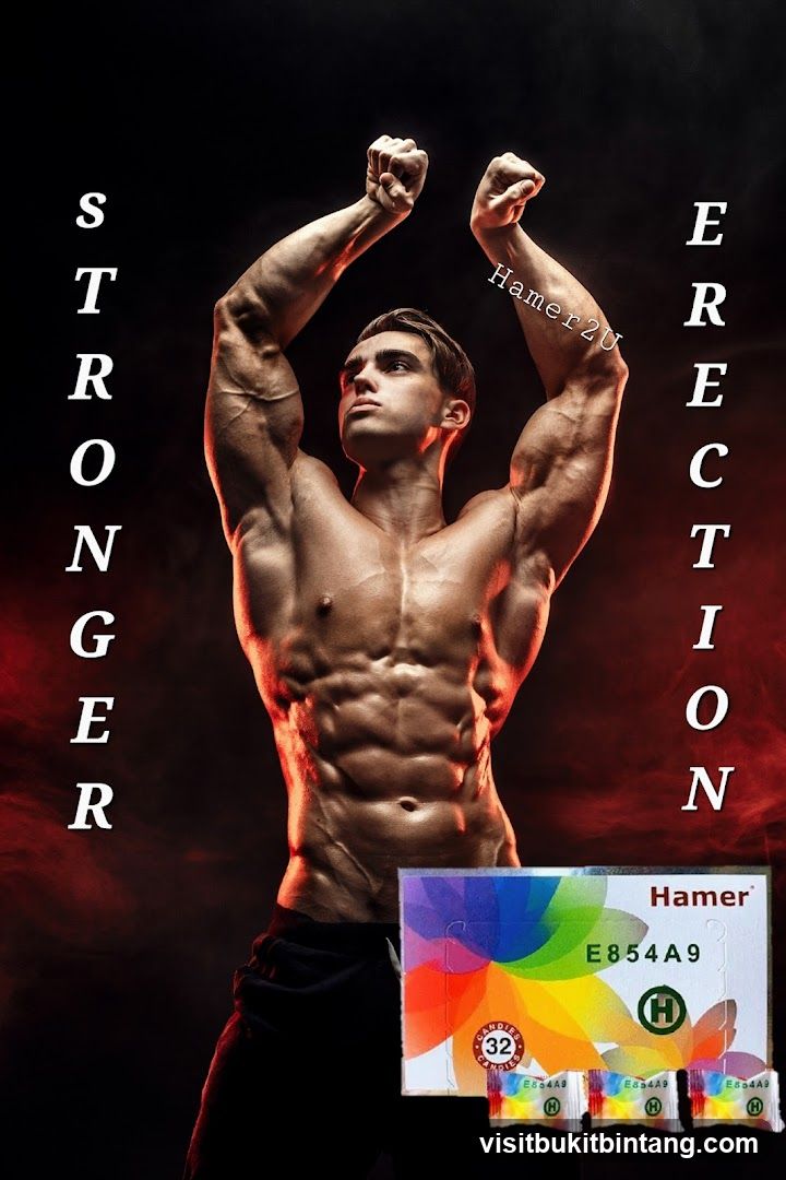 Bodybuilder with product packaging