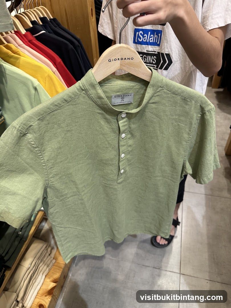 Green Henley Shirt