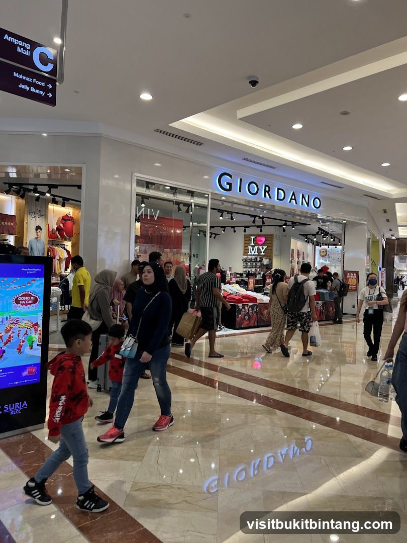Giordano Store in Ampang Mall