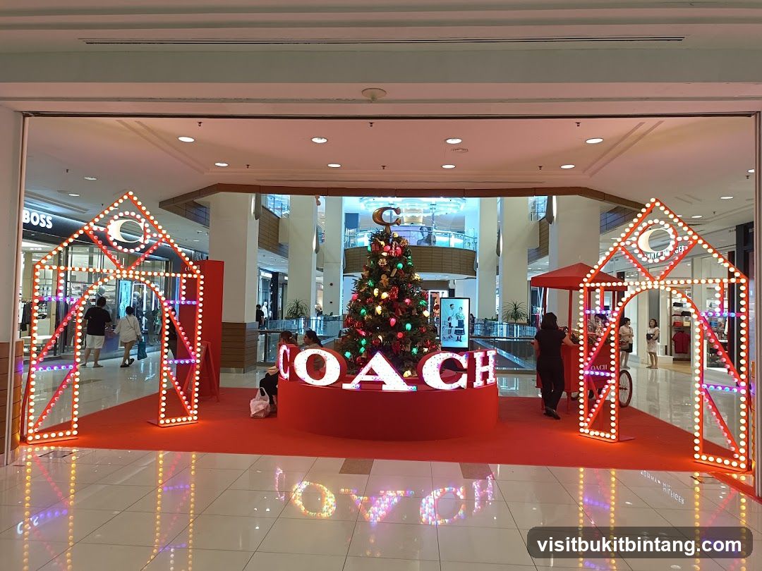 Coach Christmas Display