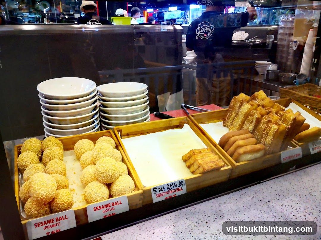 Fried Pastries Display