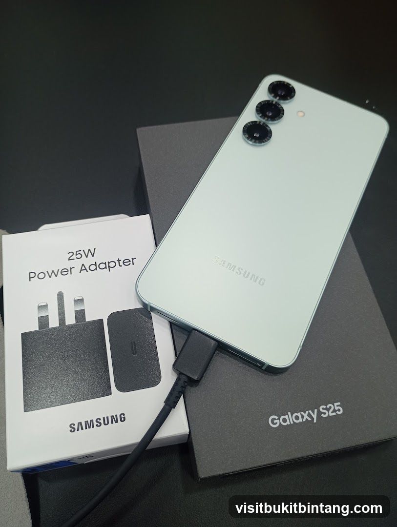 Samsung Galaxy S25 and Power Adapter