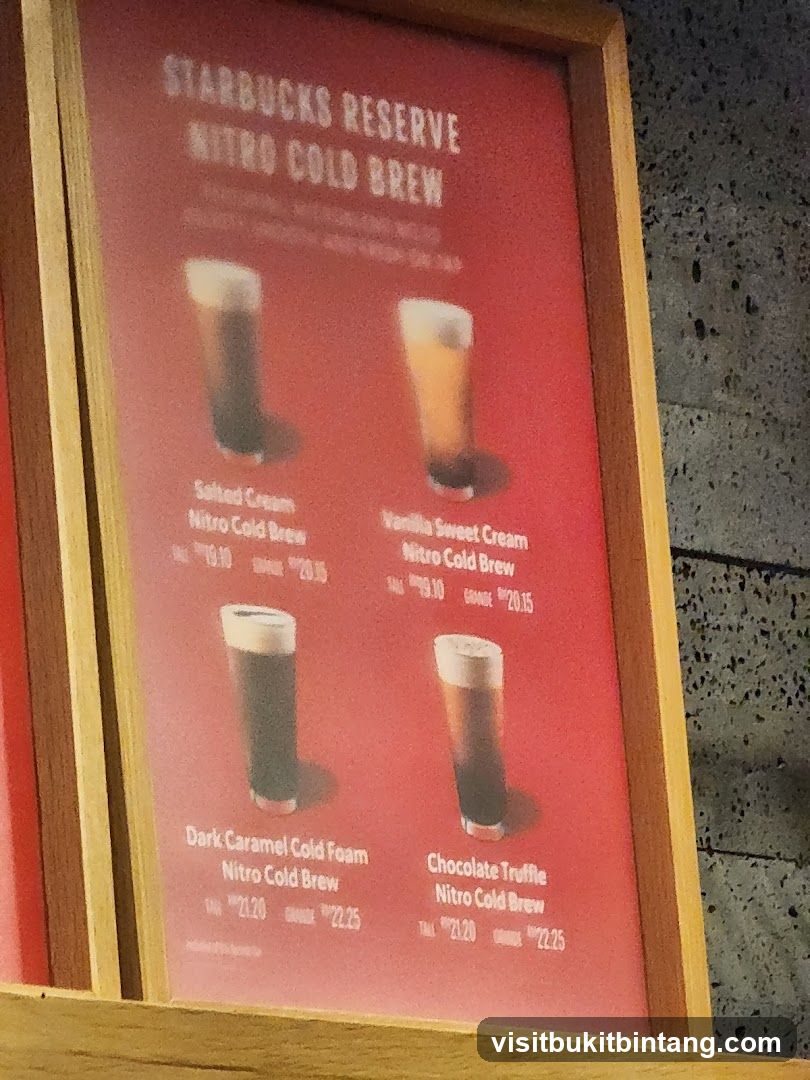 Starbucks Reserve Nitro Cold Brew