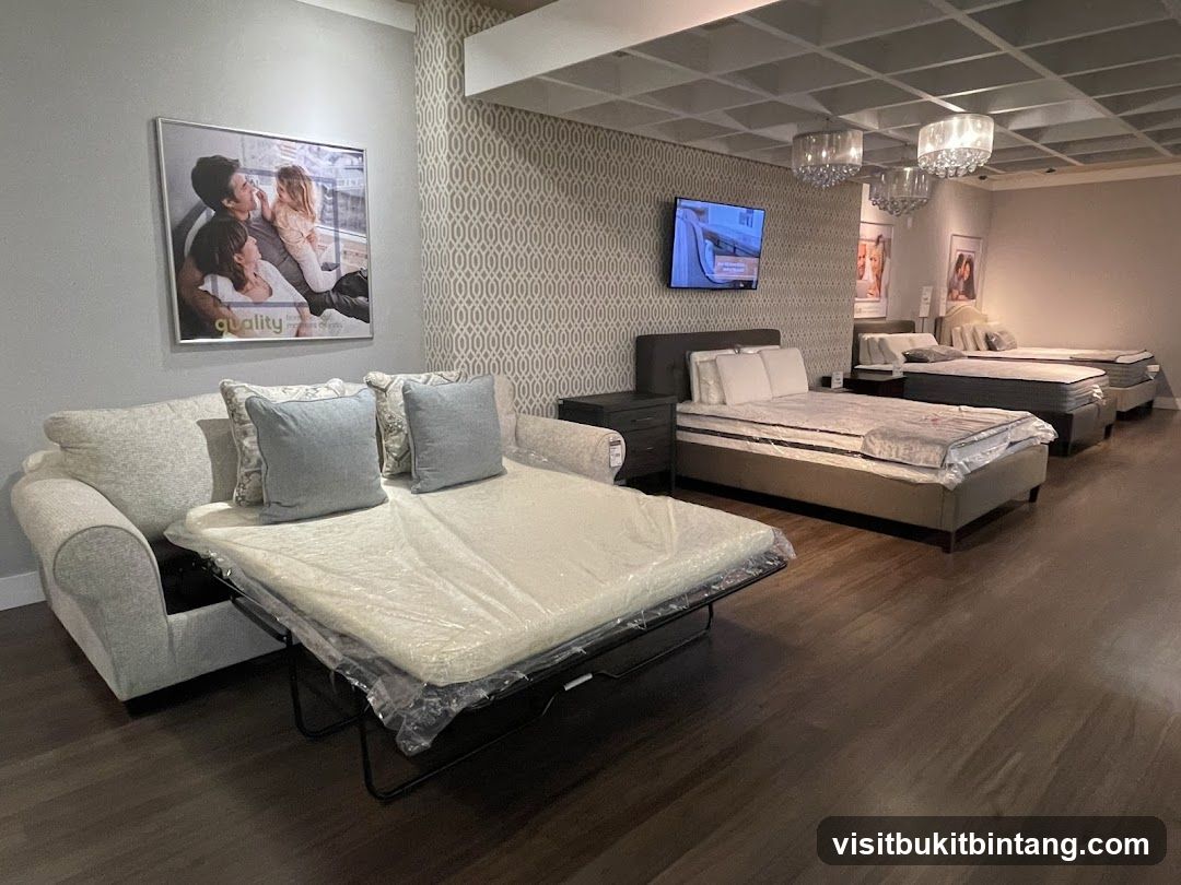Mattress Store Interior