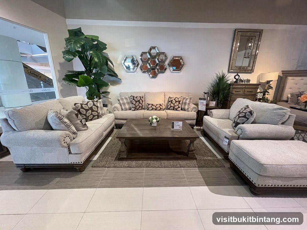 Living Room Furniture Display