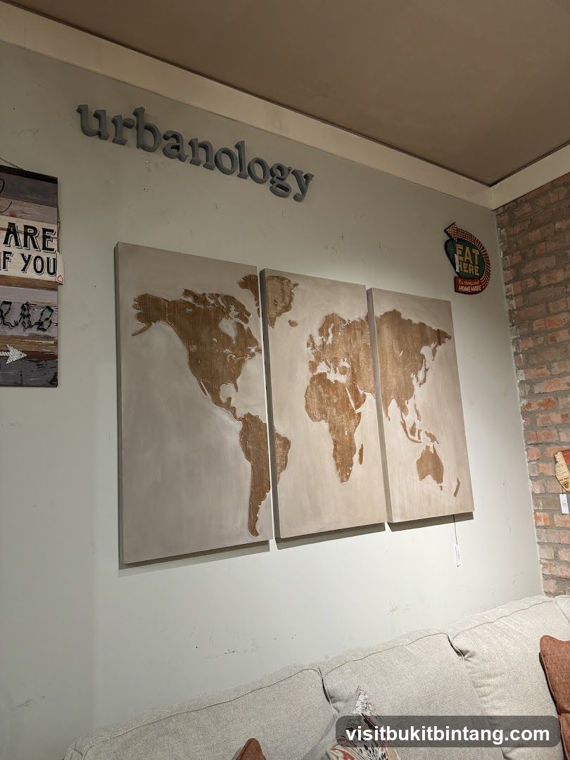 World Map Wall Art