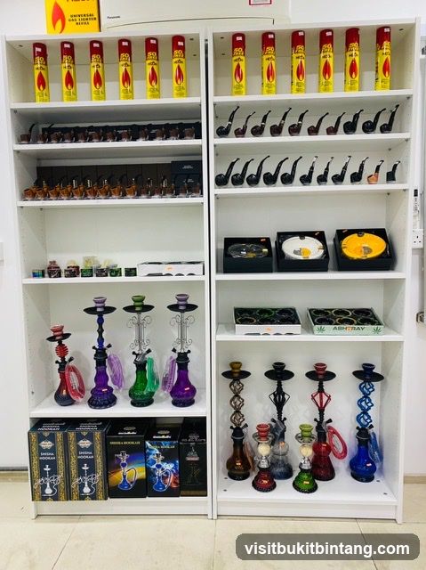 Shelving Unit with Various Products