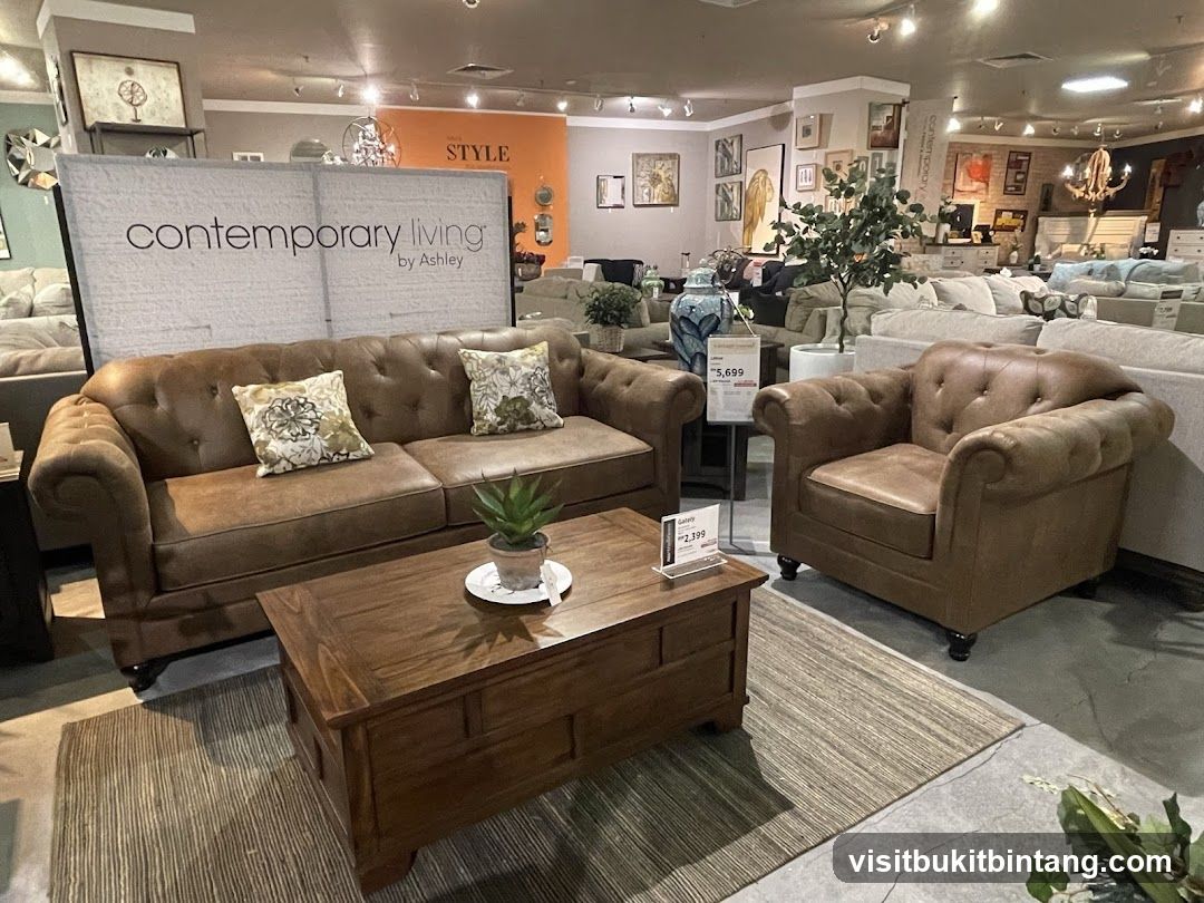 Living Room Furniture Display