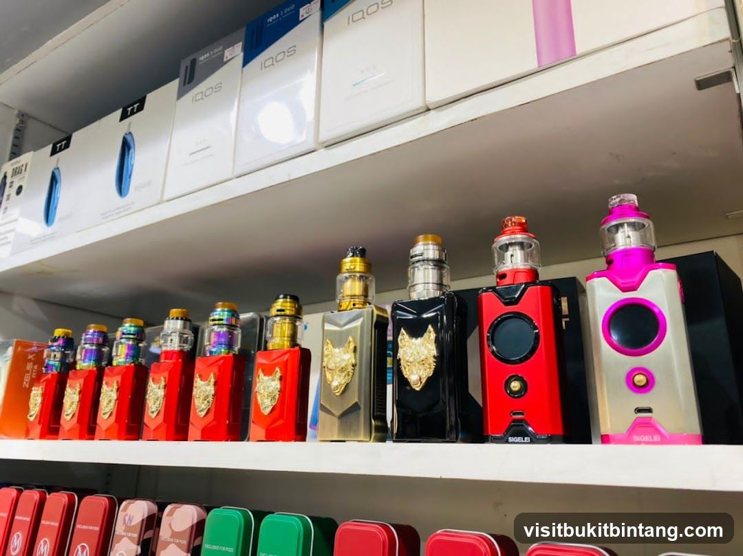 Vape Products Display