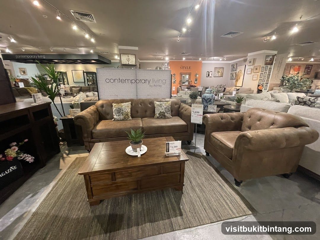 Living Room Furniture Display