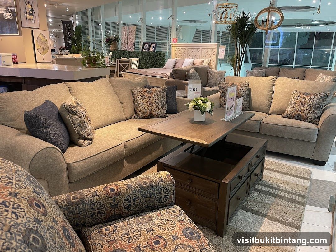 Living Room Furniture Display