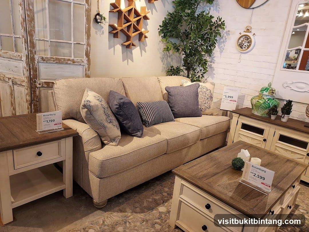Living Room Furniture Display