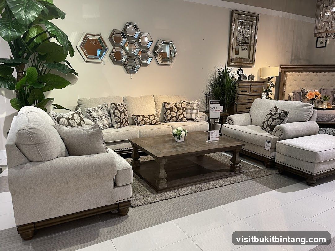 Living Room Furniture Display